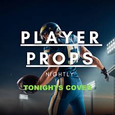 Player prop bet graphic showing an athlete and individual performance betting stats